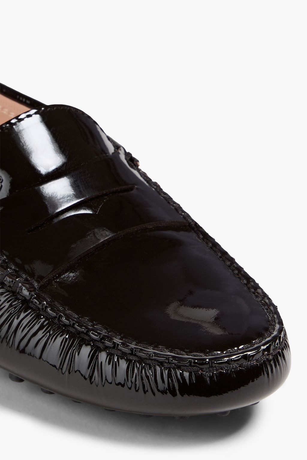 TOD'S حذاء لوفر من الجلد اللامع