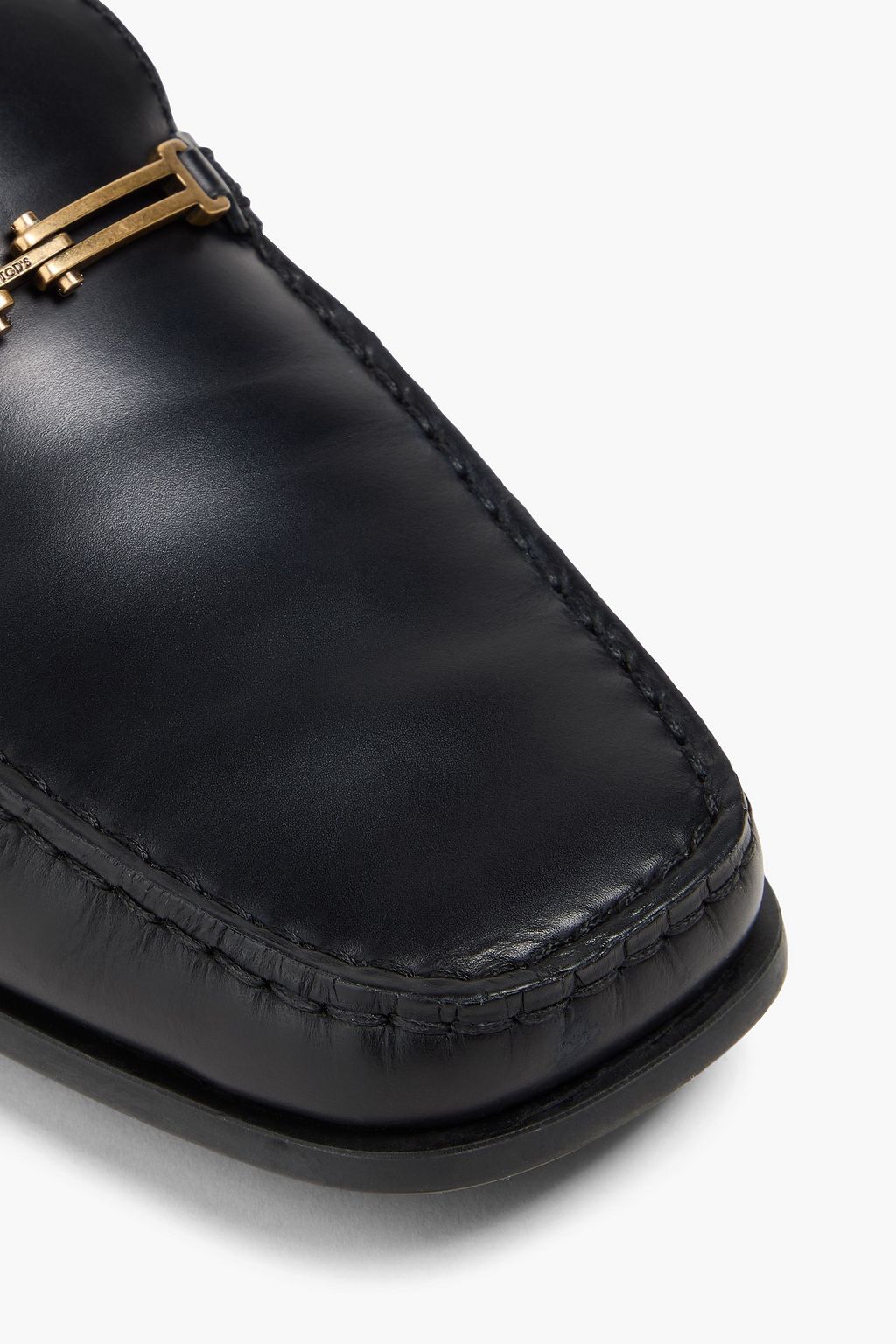 TOD'S حذاء لوفر من الجلد بتصميم مزركش