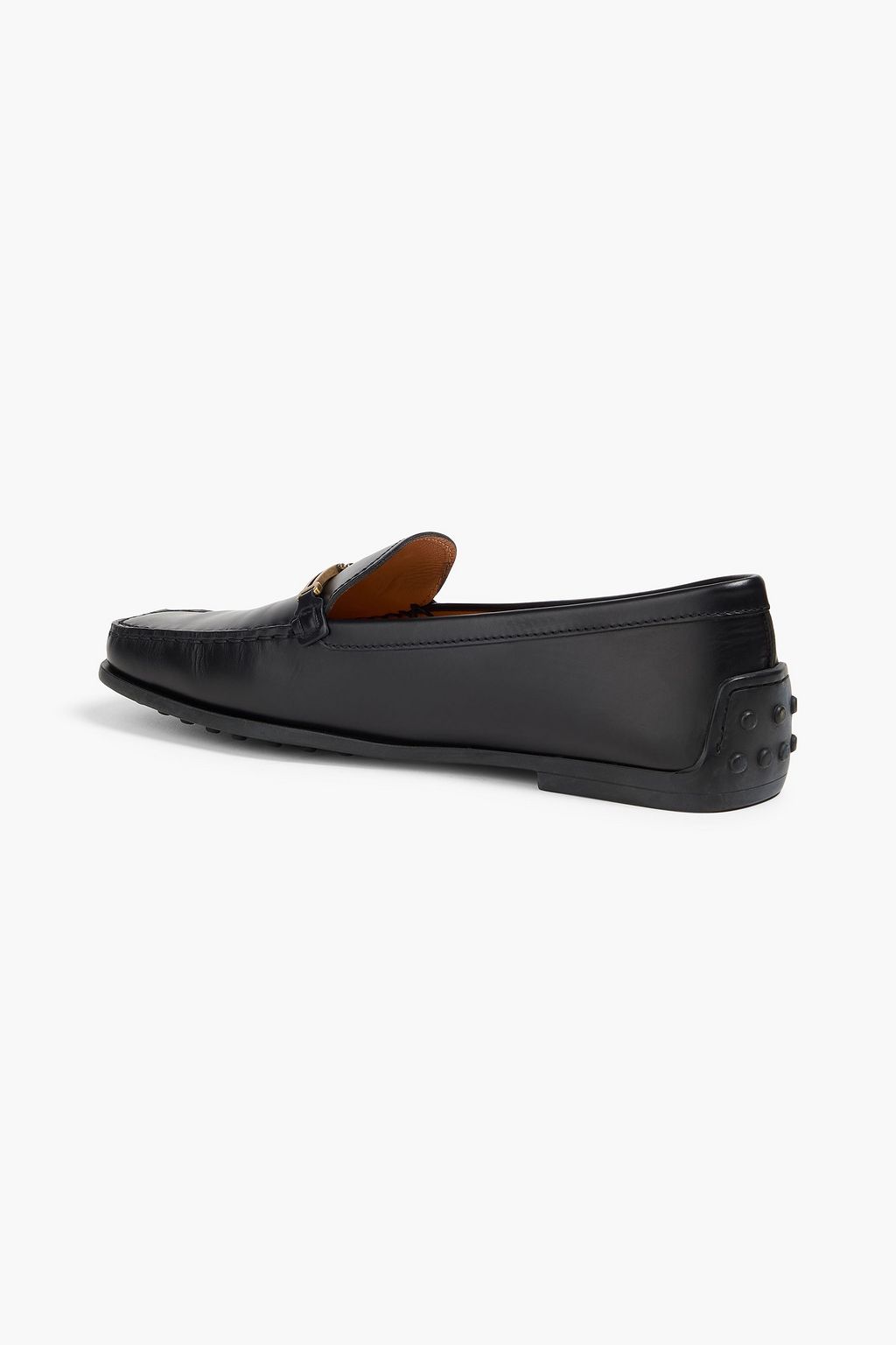 TOD'S حذاء لوفر من الجلد بتصميم مزركش