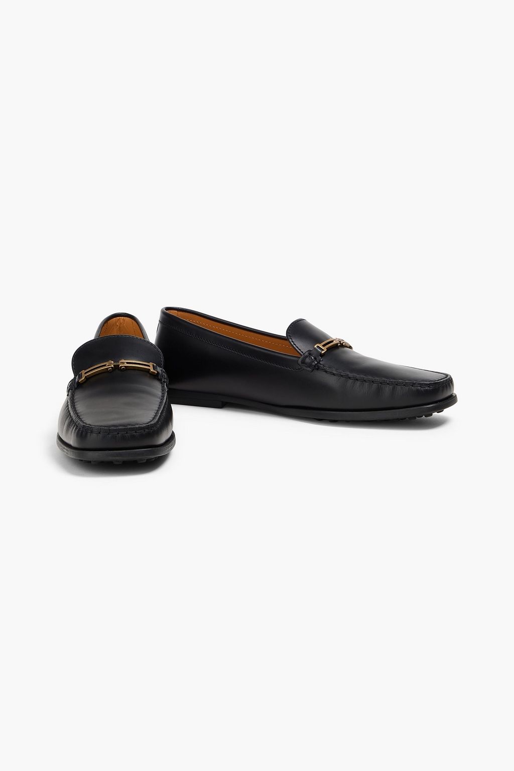 TOD'S حذاء لوفر من الجلد بتصميم مزركش