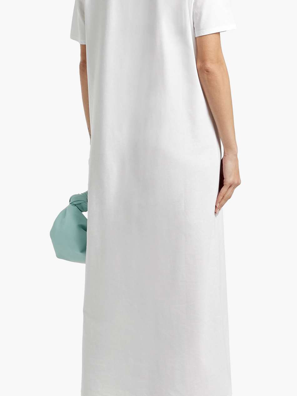 arue pima cotton-jersey midi dress