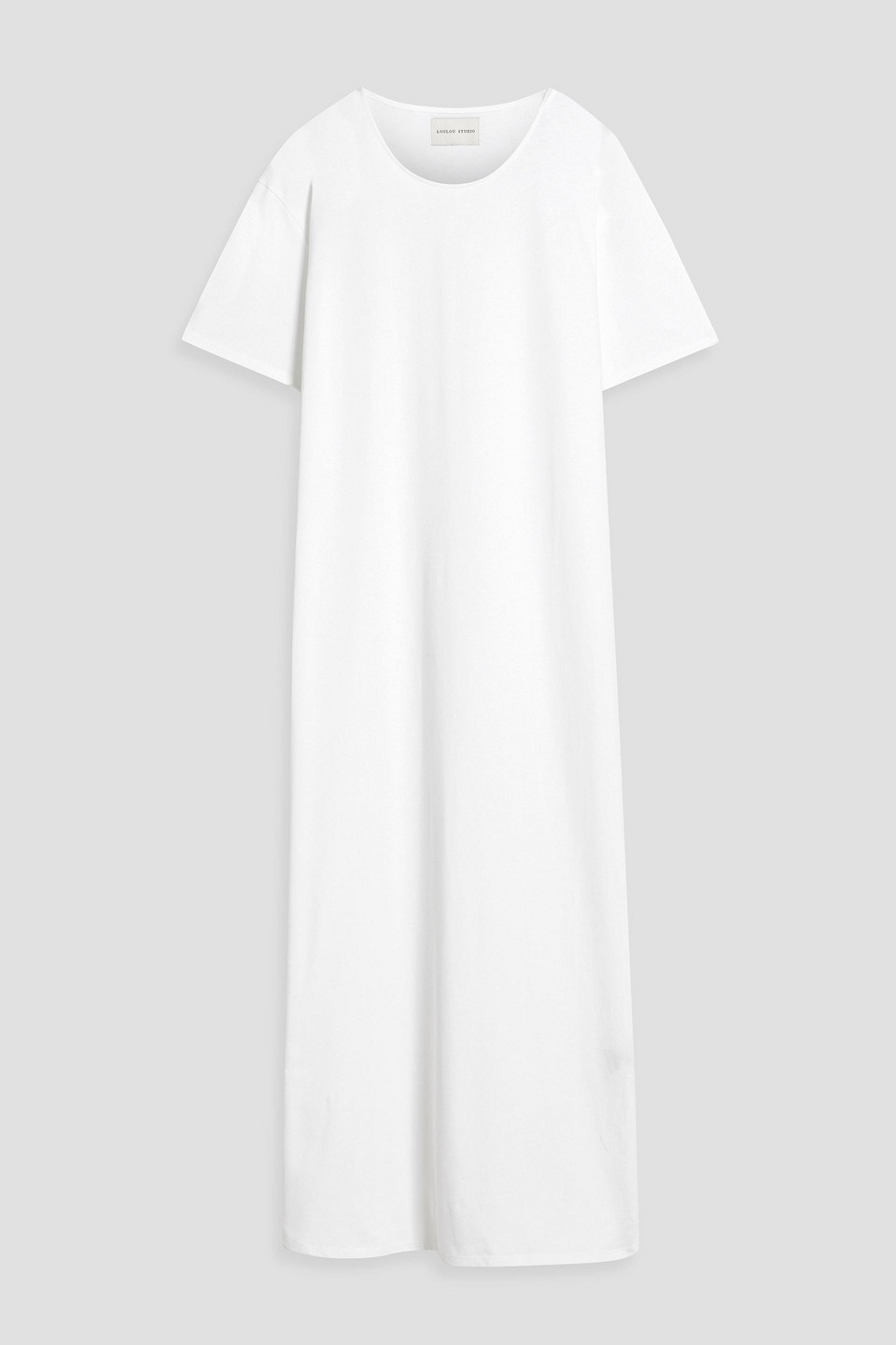 LOULOU STUDIO ARUE PIMA COTTON-JERSEY MIDI DRESS 