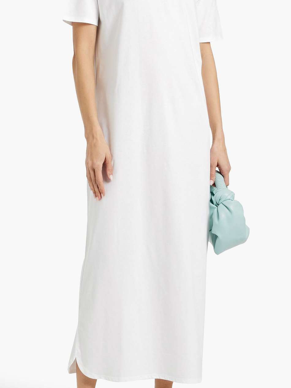 arue pima cotton-jersey midi dress