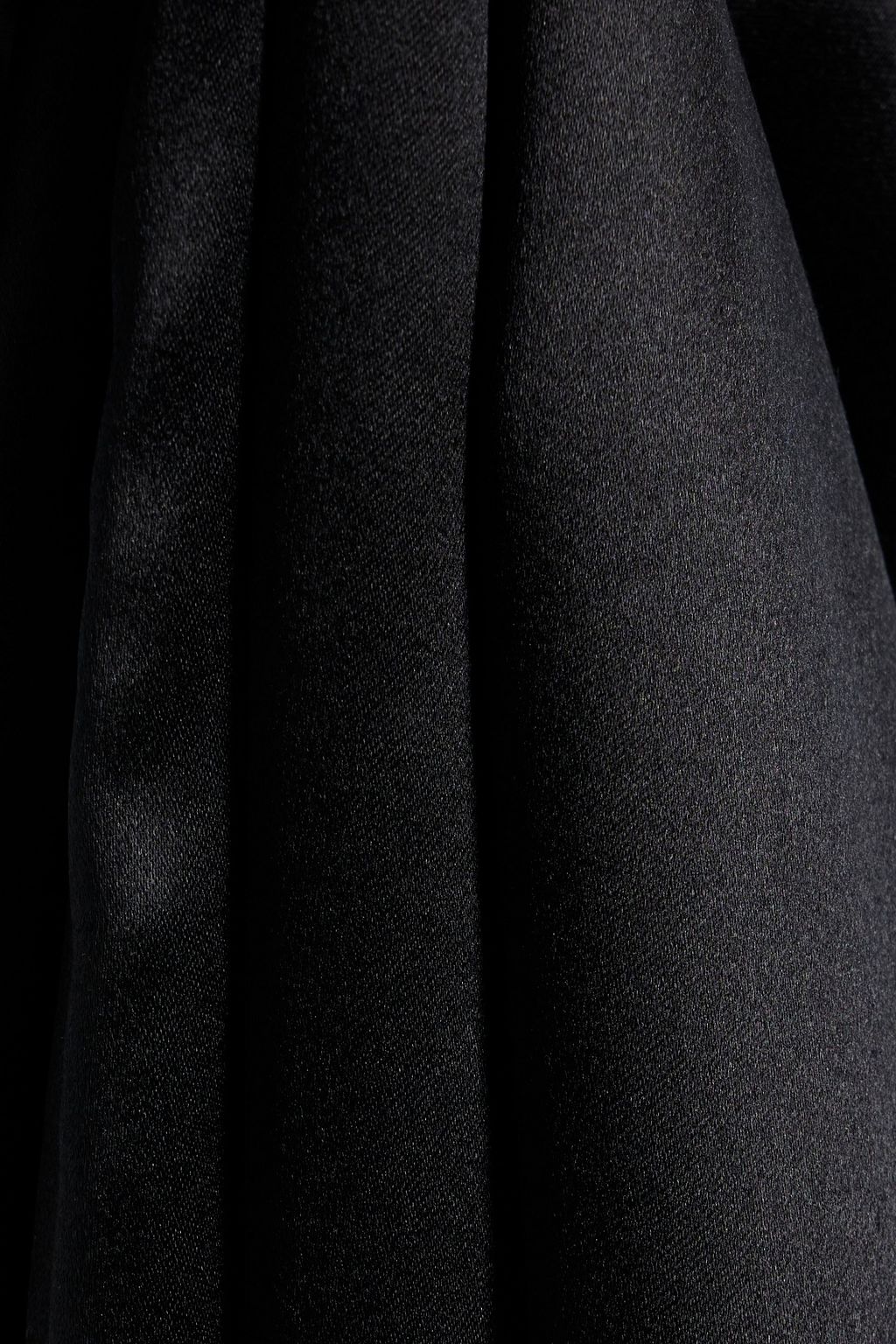 LOULOU STUDIO Silk-blend satin midi dress