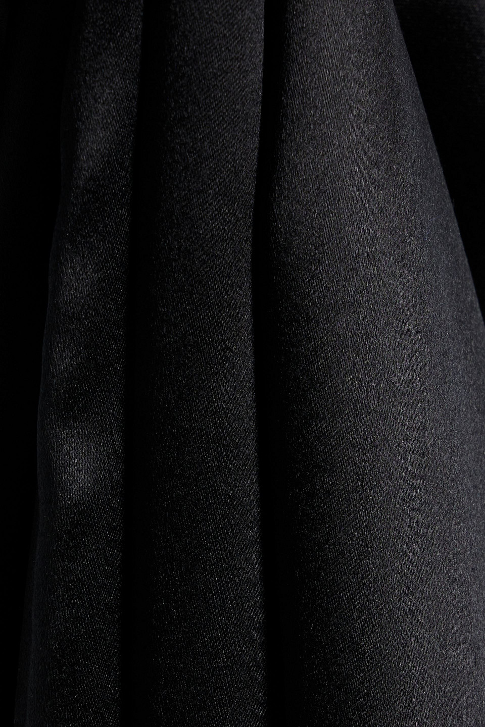 Loulou Studio Morene Silk Blend Halter Neck Long Dress In Black