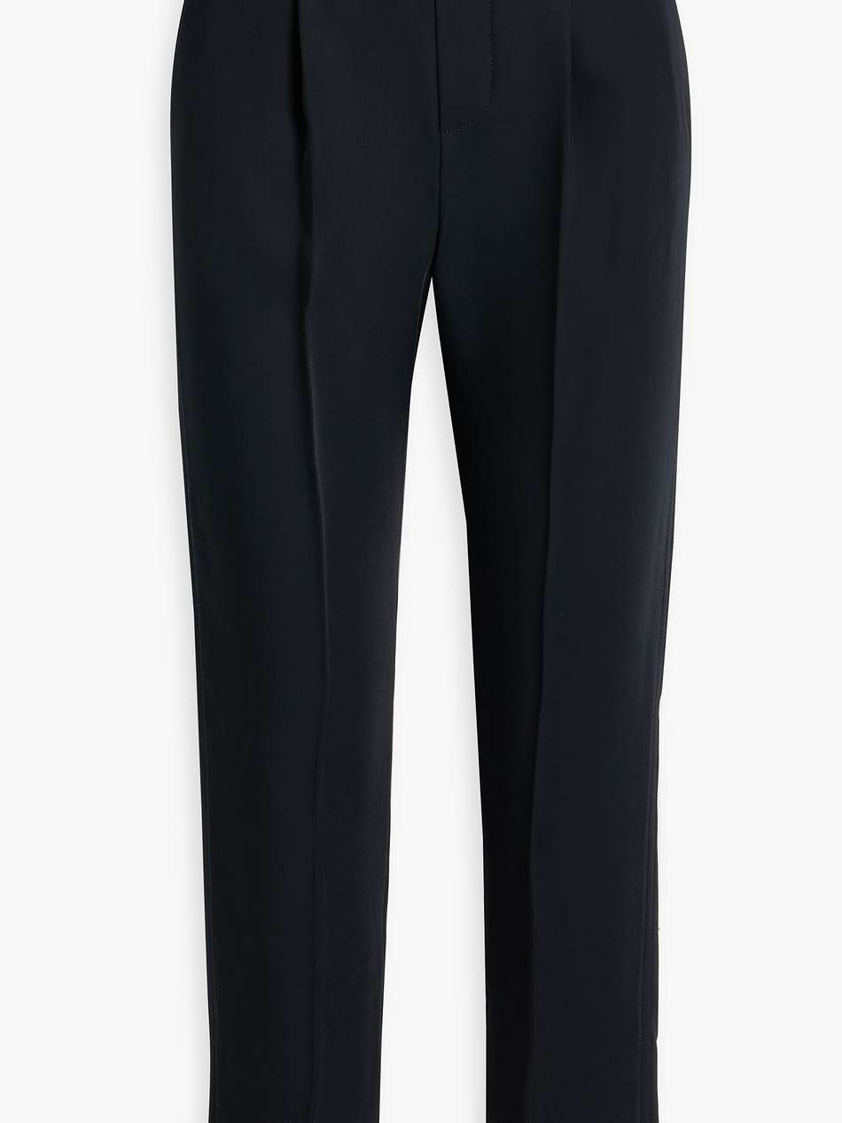 cropped jersey tapered pants
