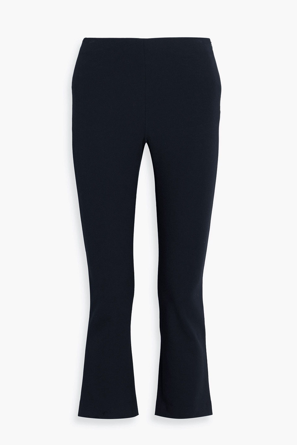 Vince Elasticated-waist Cropped Trousers In Navy