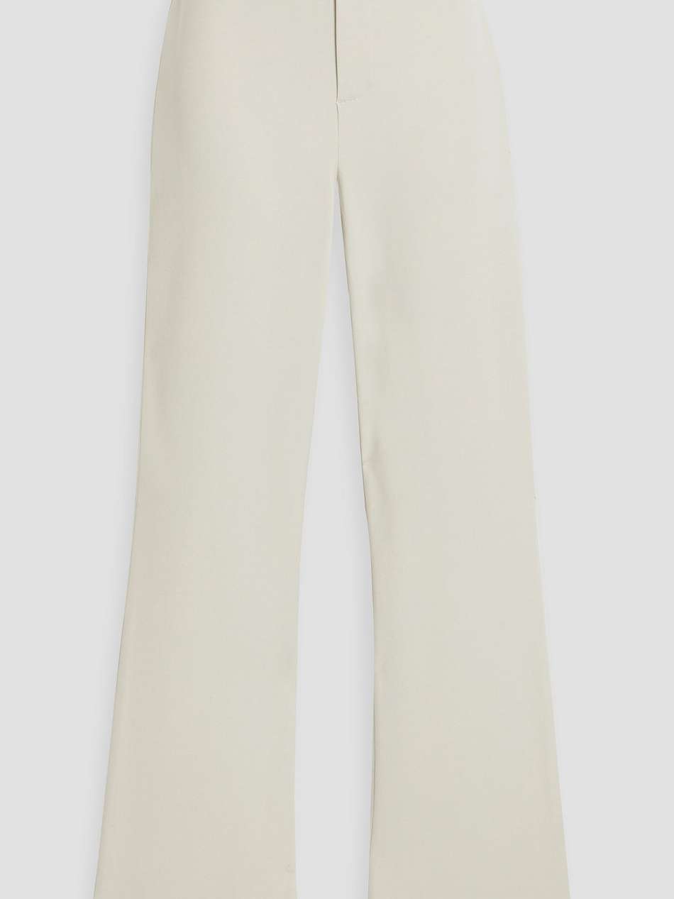 crepe bootcut pants