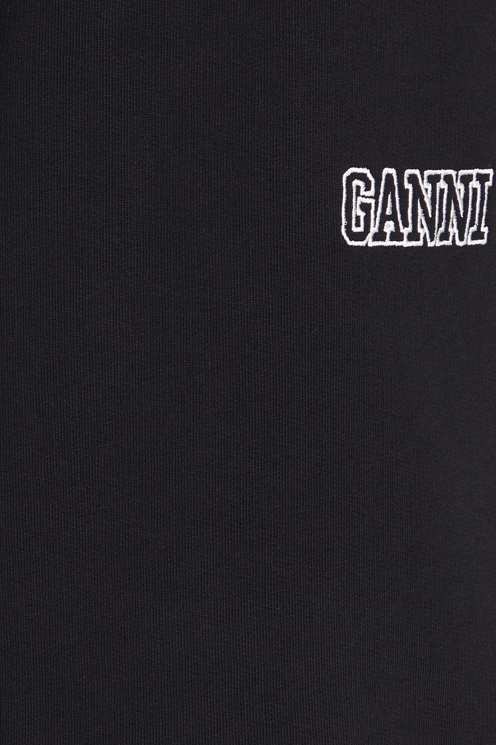 GANNI شورت من الصوف الناعم المصنوع من مزيج من القطن