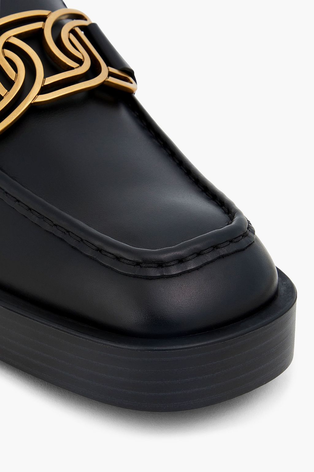 TOD'S Kate embellished leather loafers