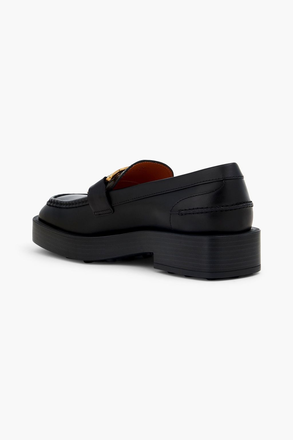TOD'S Kate embellished leather loafers
