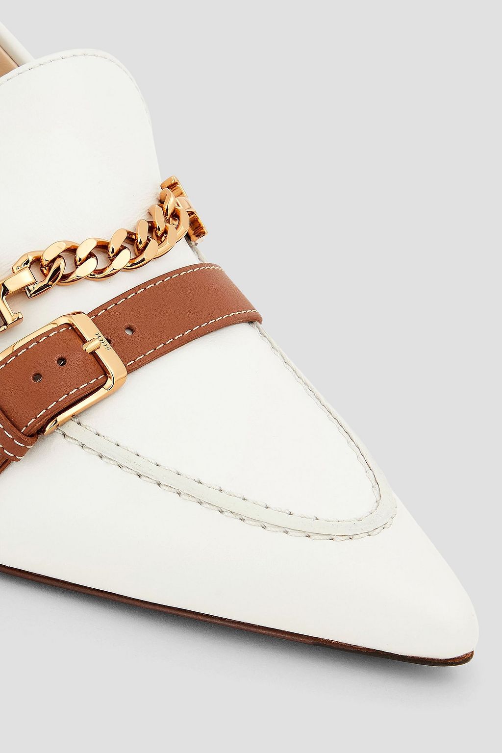 TOD'S حذاء بامب من الجلد بتصميم مزركش