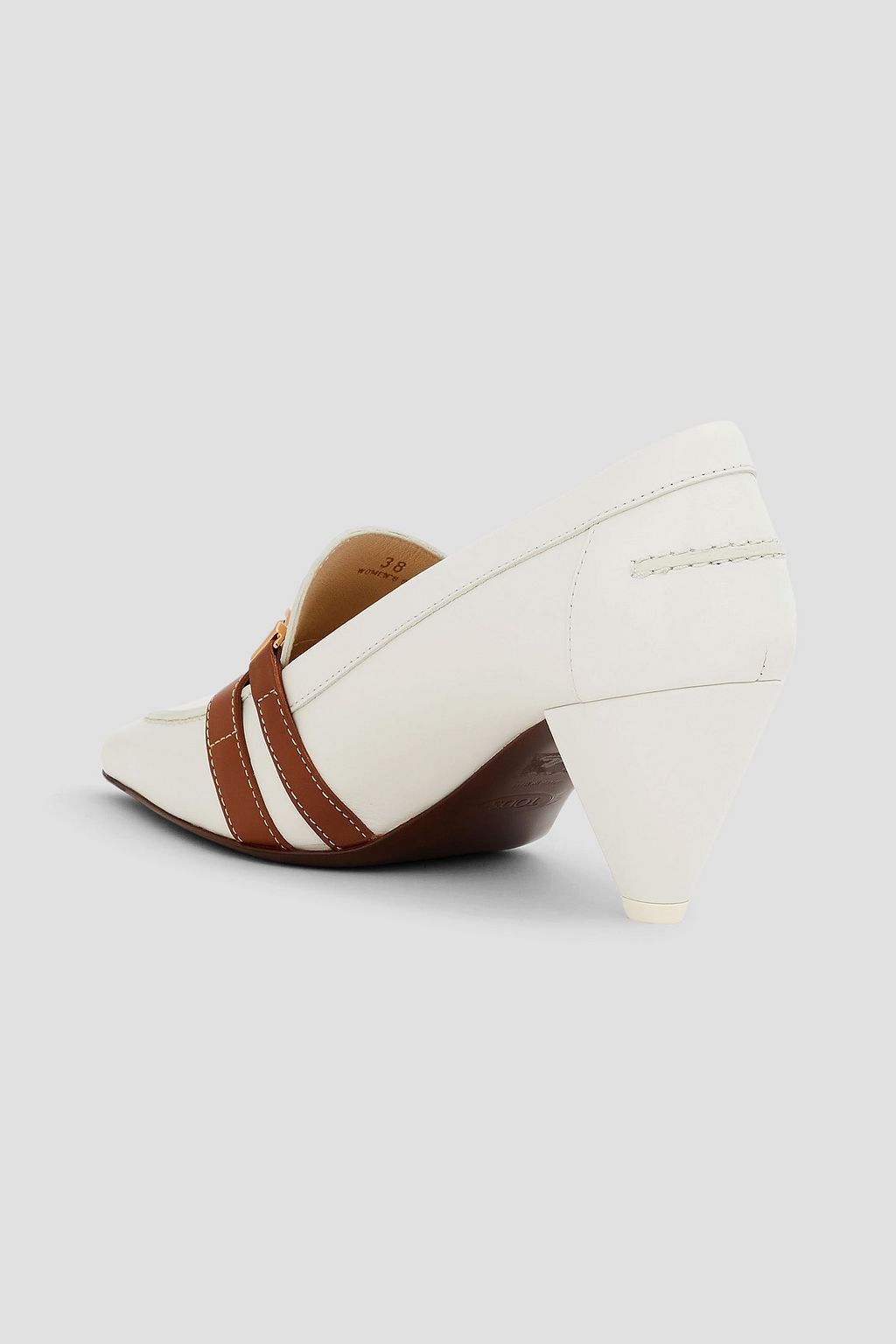 TOD'S حذاء بامب من الجلد بتصميم مزركش