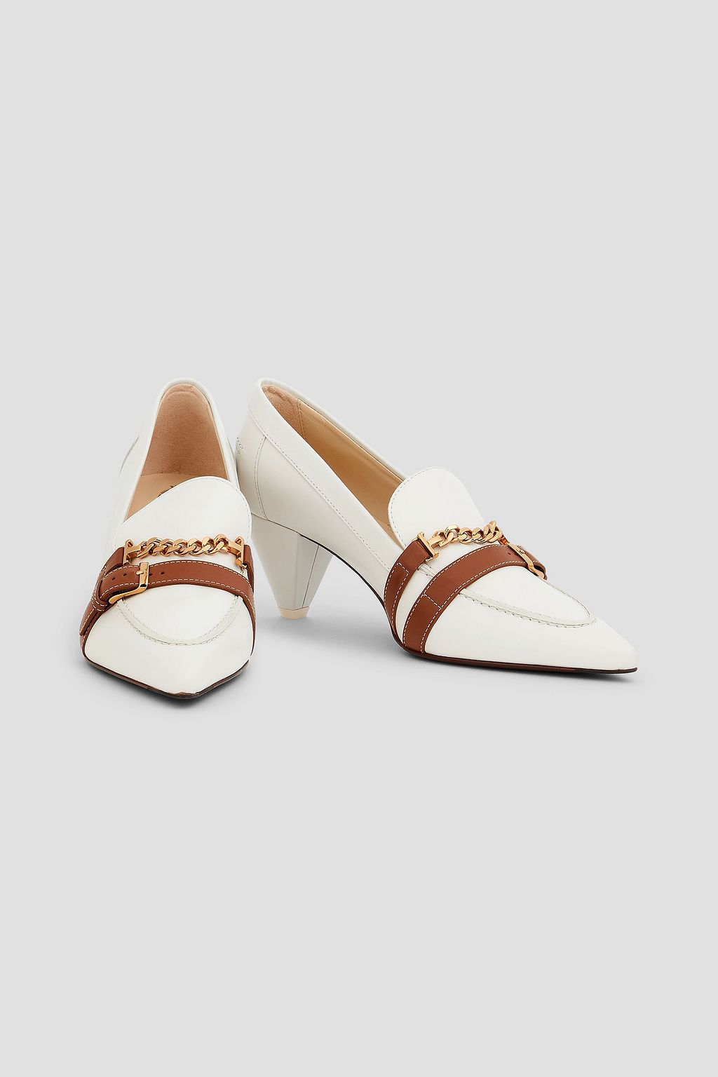TOD'S حذاء بامب من الجلد بتصميم مزركش