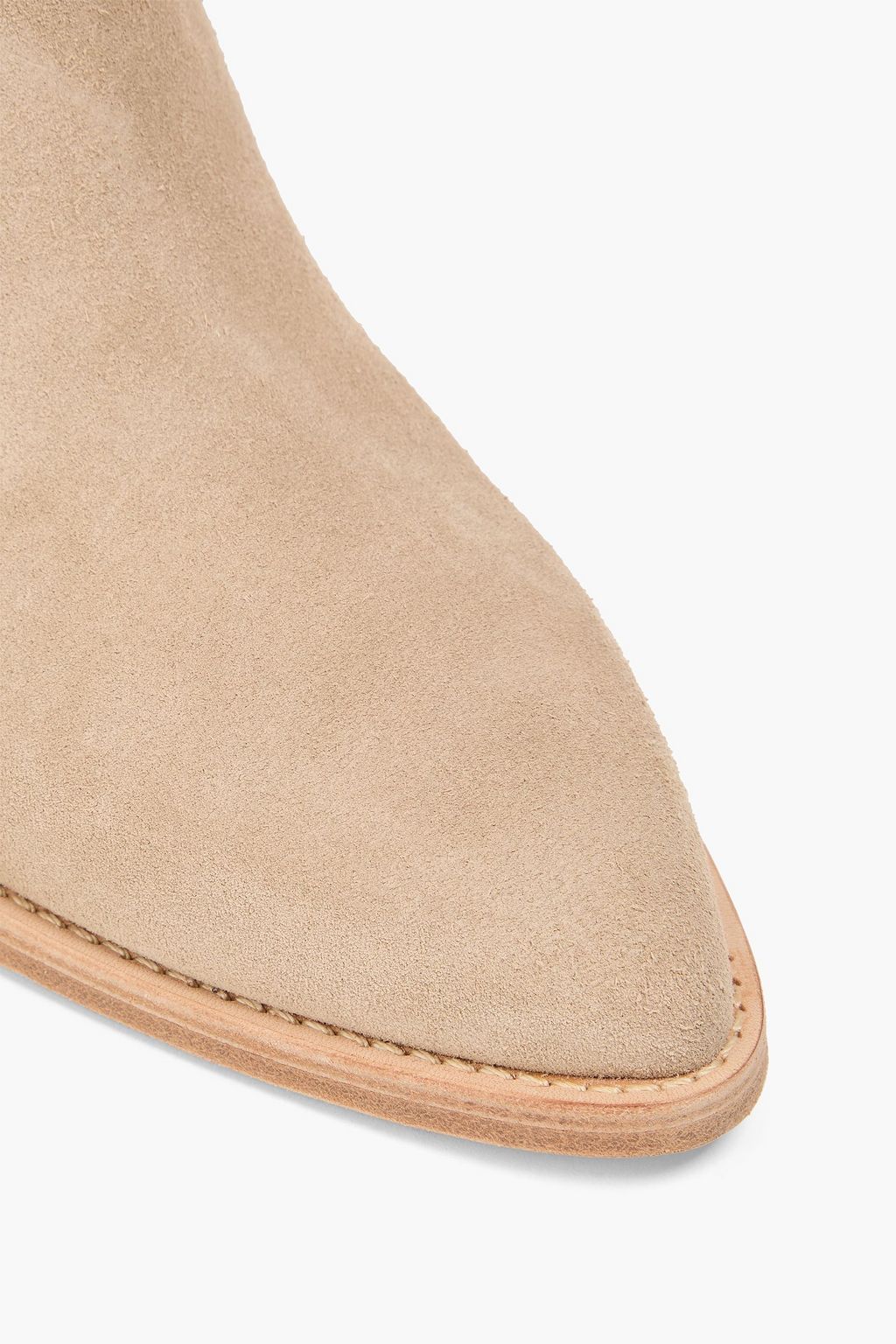 MAJE Embossed suede cowboy boots