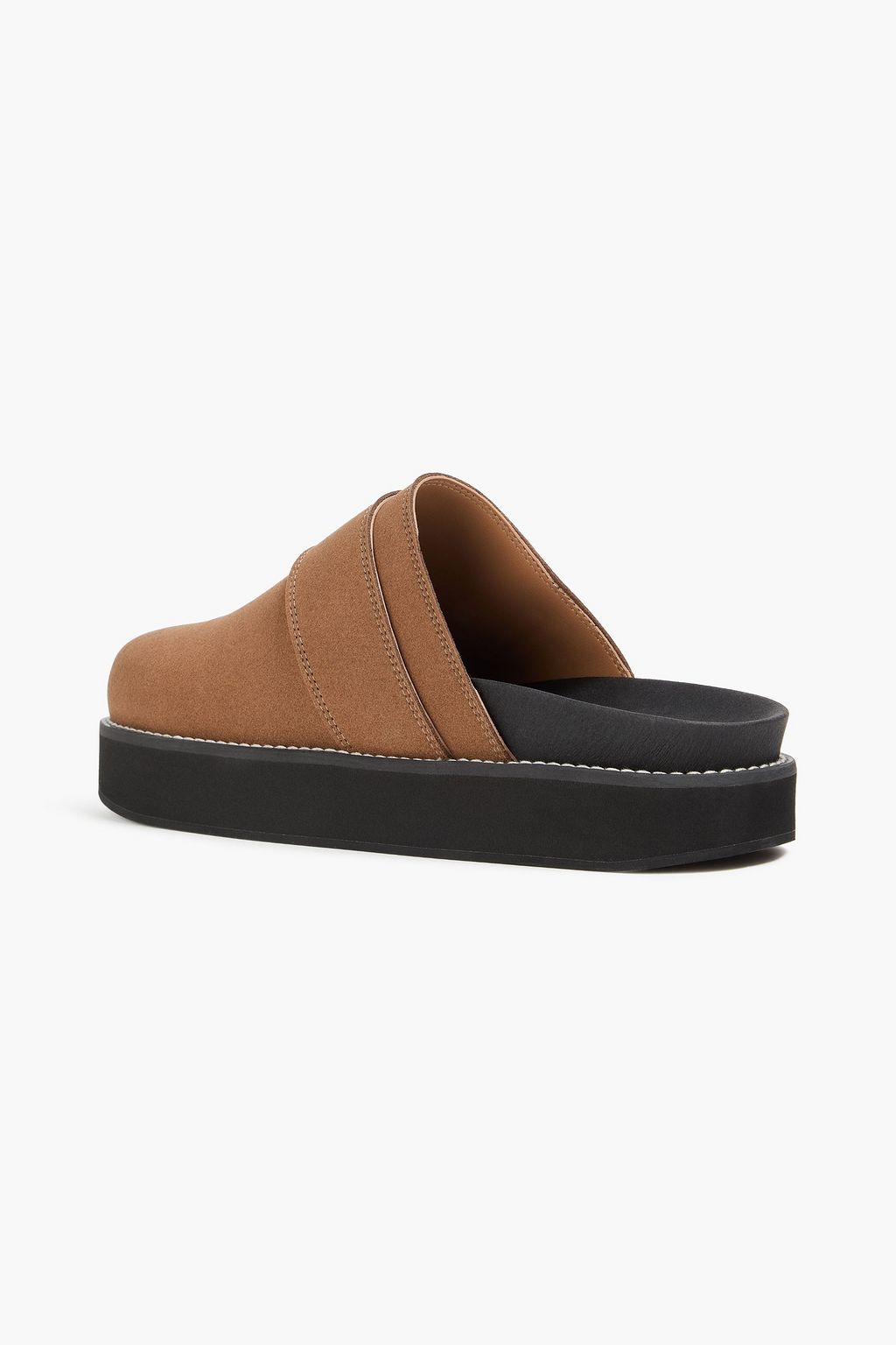 GANNI Buckled platform clogs