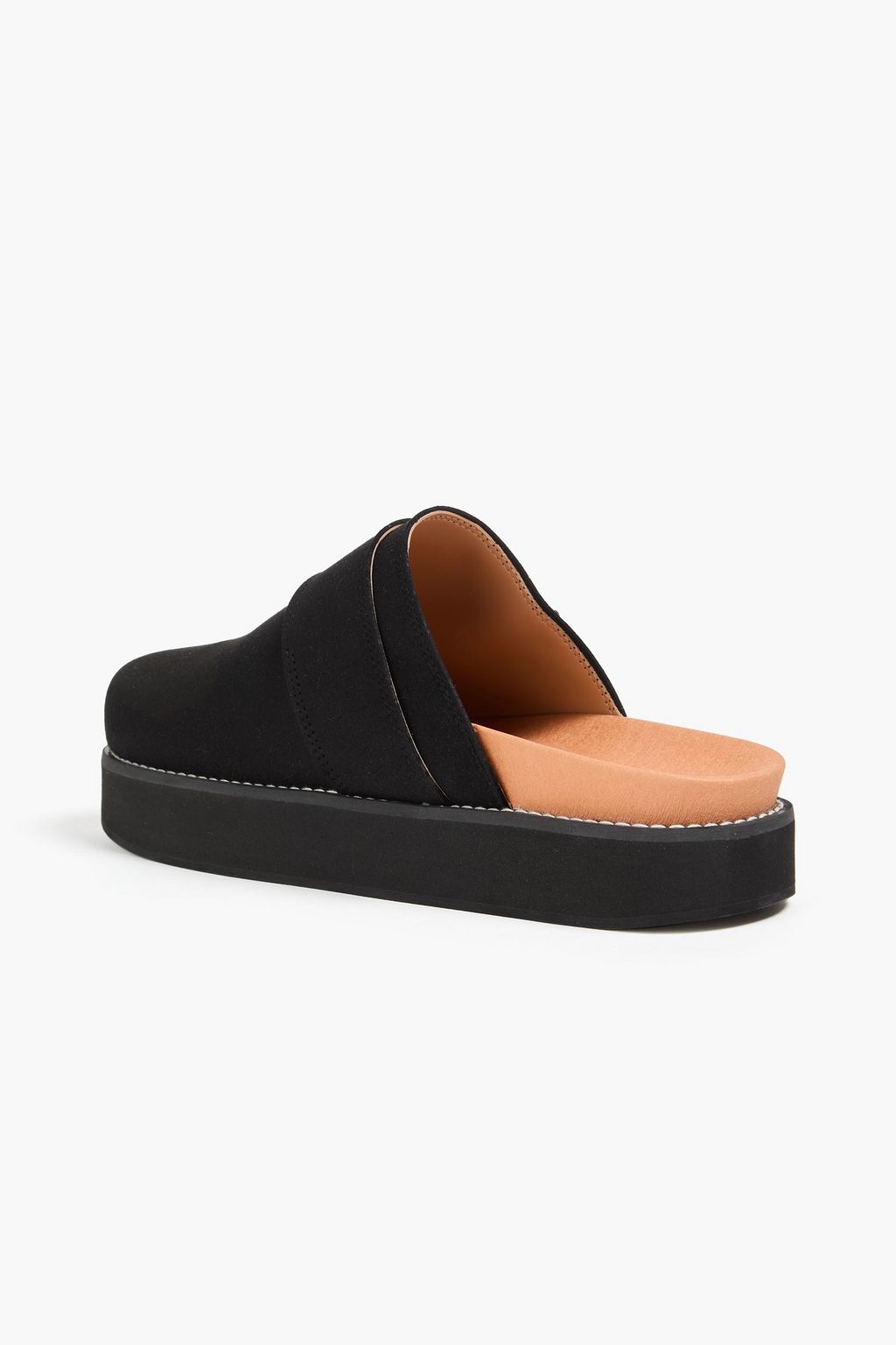 GANNI Buckled platform clogs
