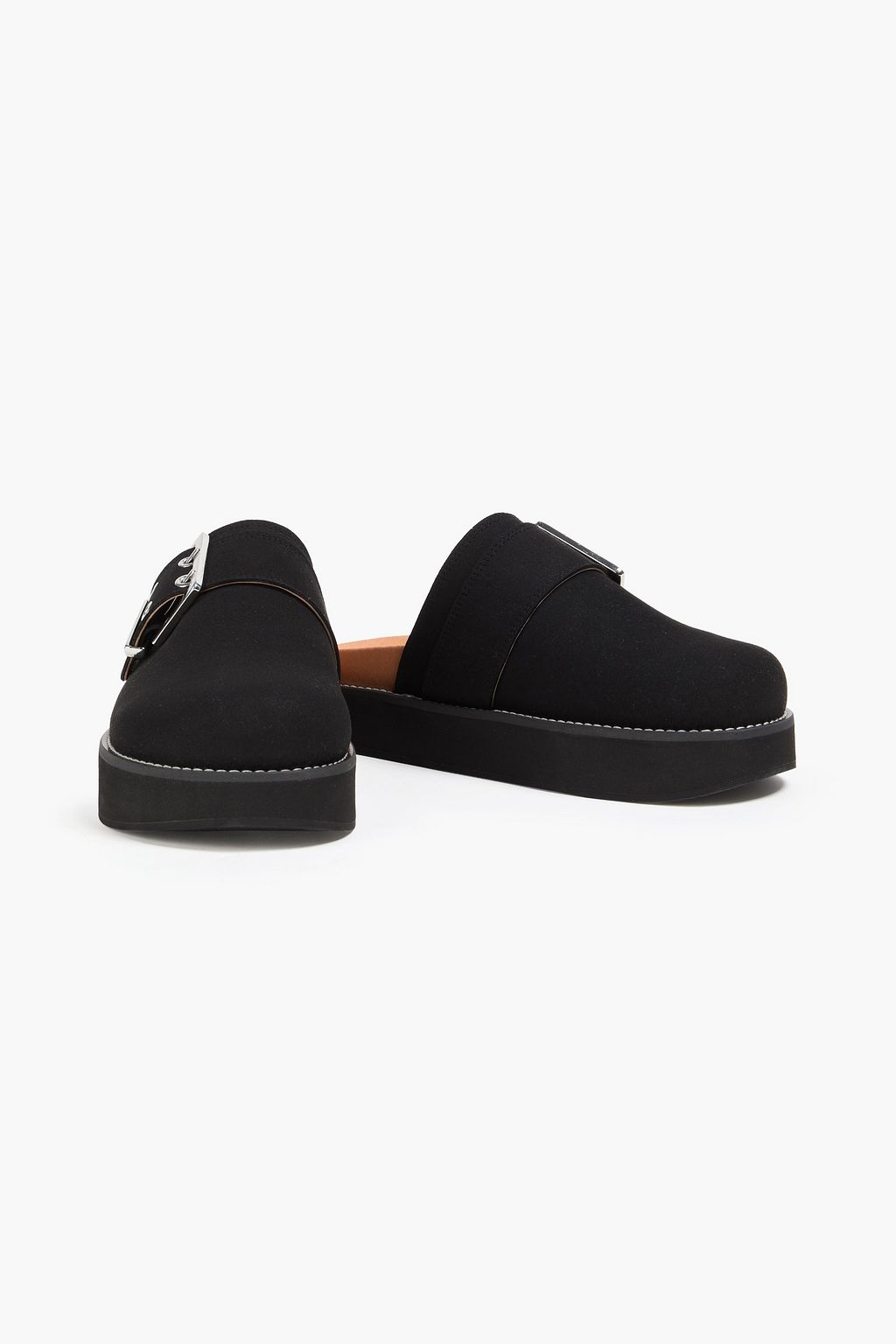 GANNI Buckled platform clogs