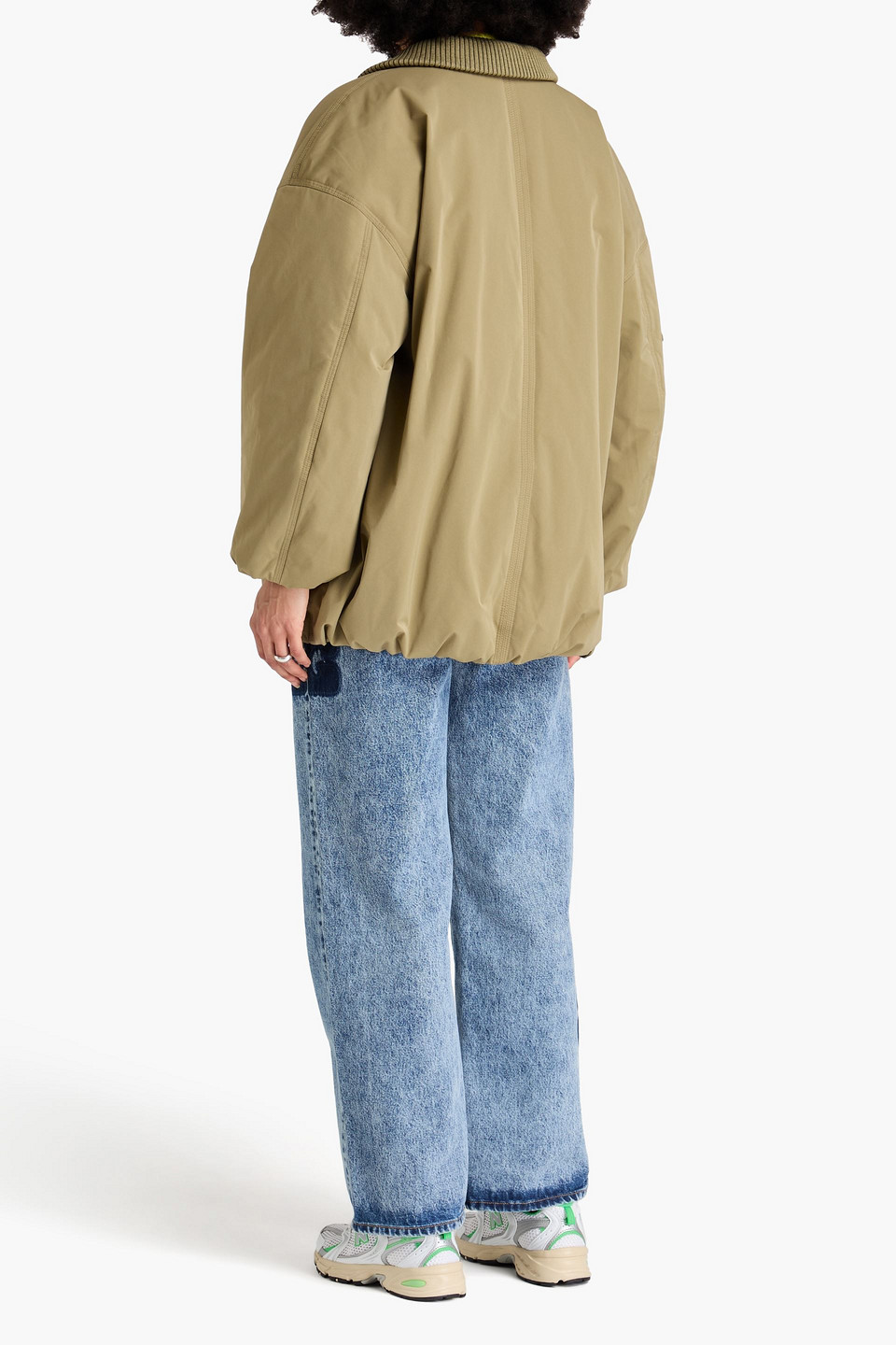 Ganni - Bomberjacke Aus Shell - Grün - 4xl 