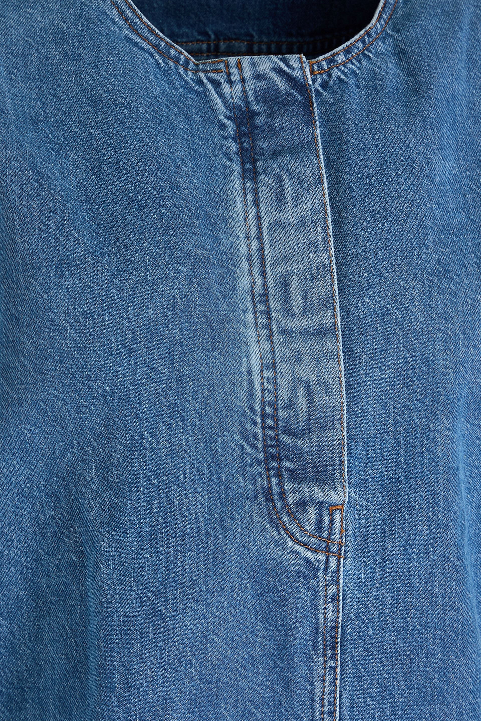 Totême Denim Blouse In Mid Denim