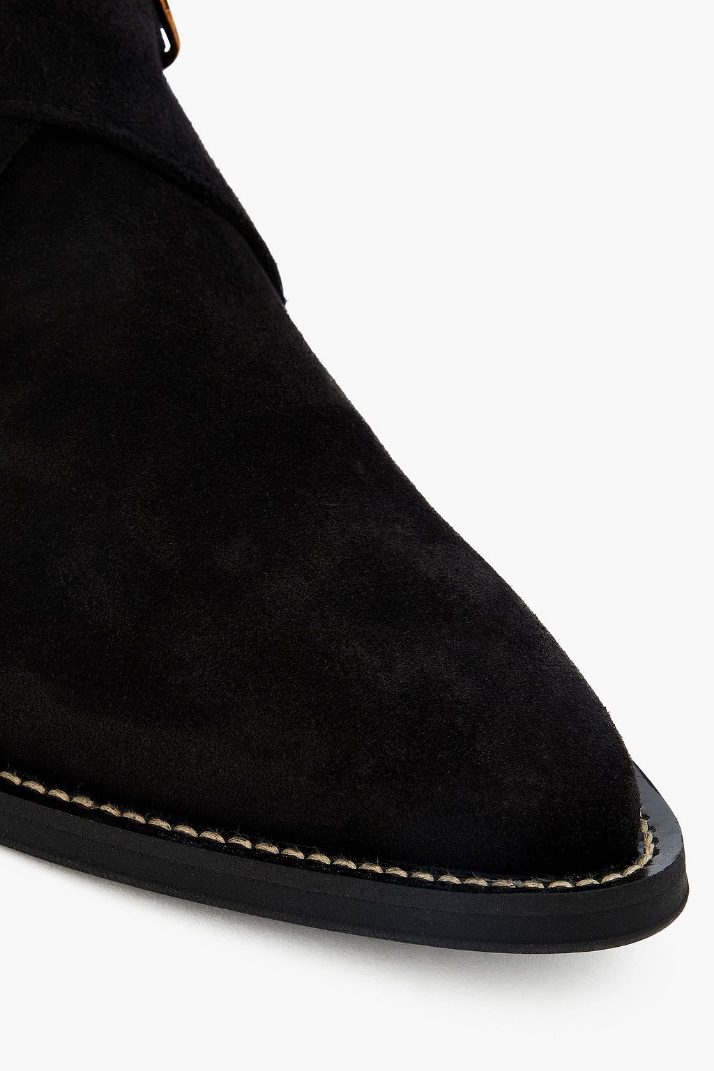 TOD'S بوت بطول الكاحل من الشامواه