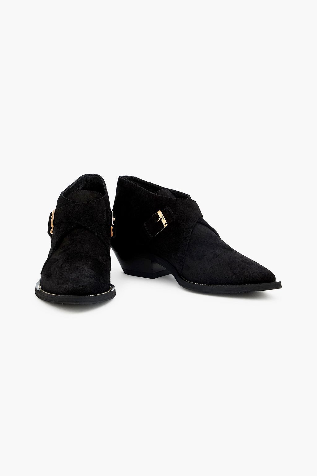 TOD'S بوت بطول الكاحل من الشامواه