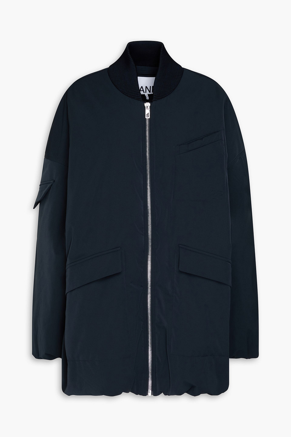 Shell bomber jacket