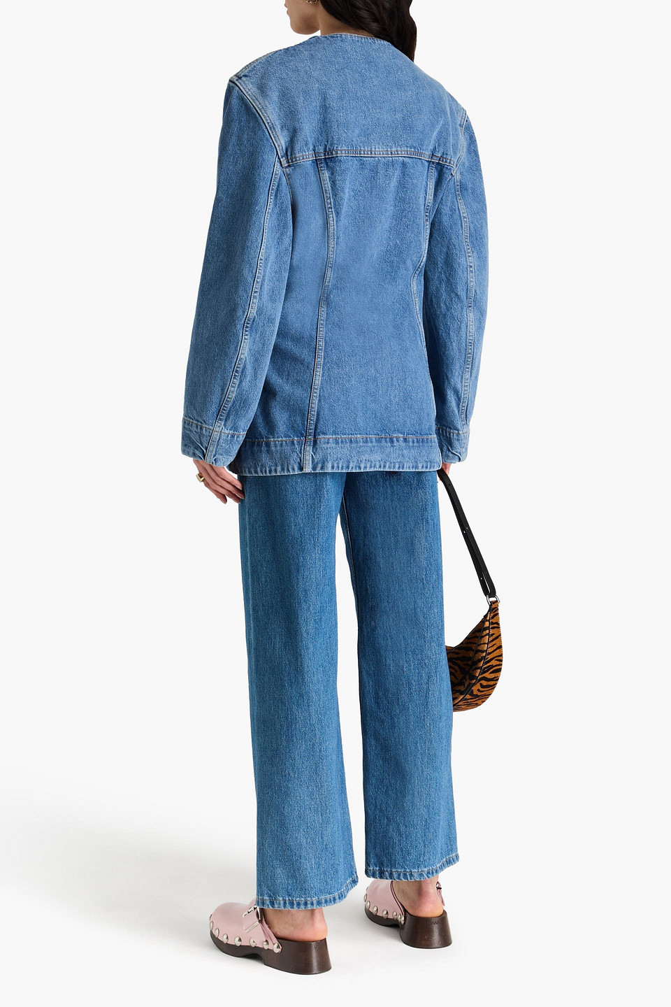  Ganni - Jeansjacke - Blau - Eu 46 