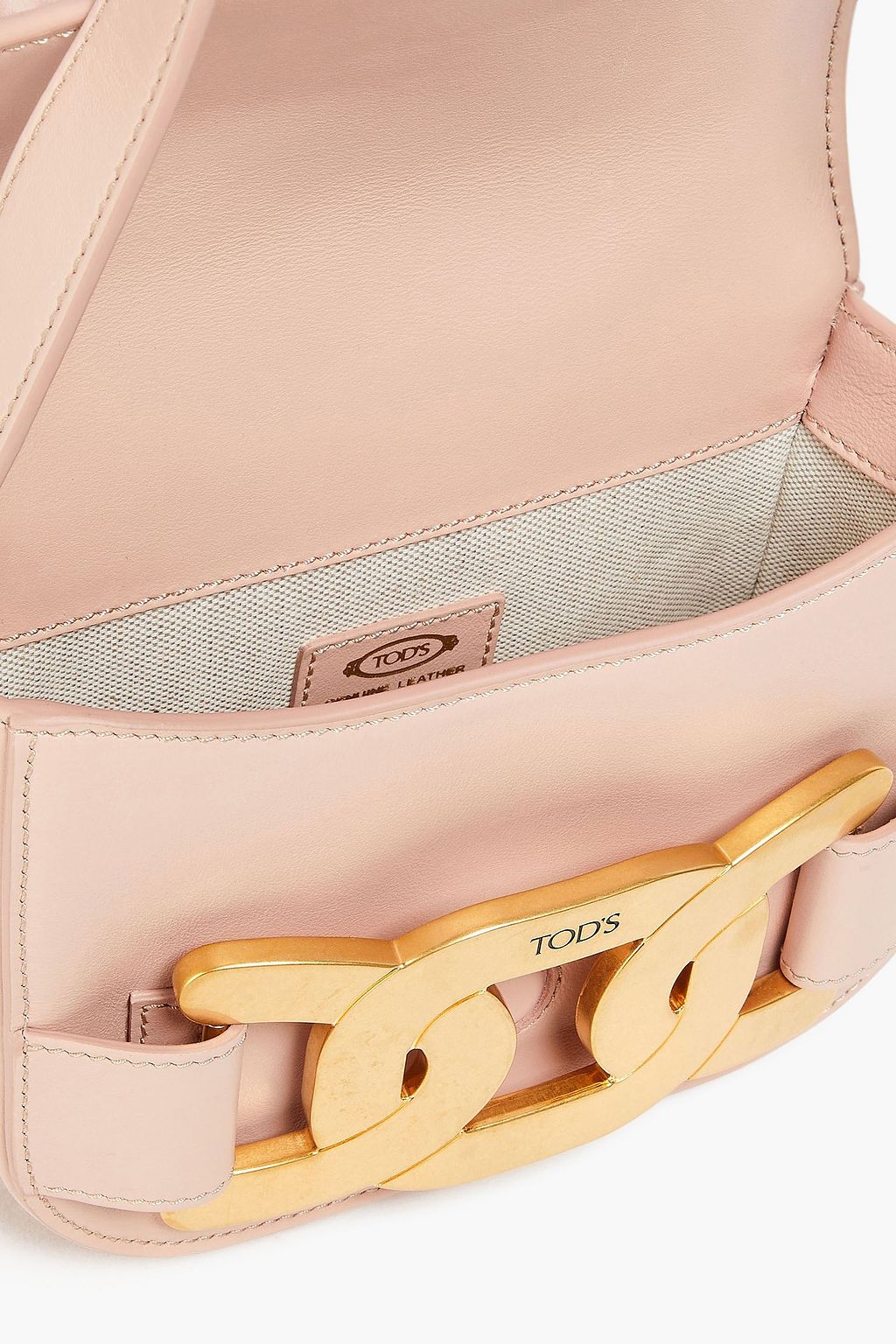 TOD'S حقيبة كروس بودي "كيت" من الجلد وصوف ناعم