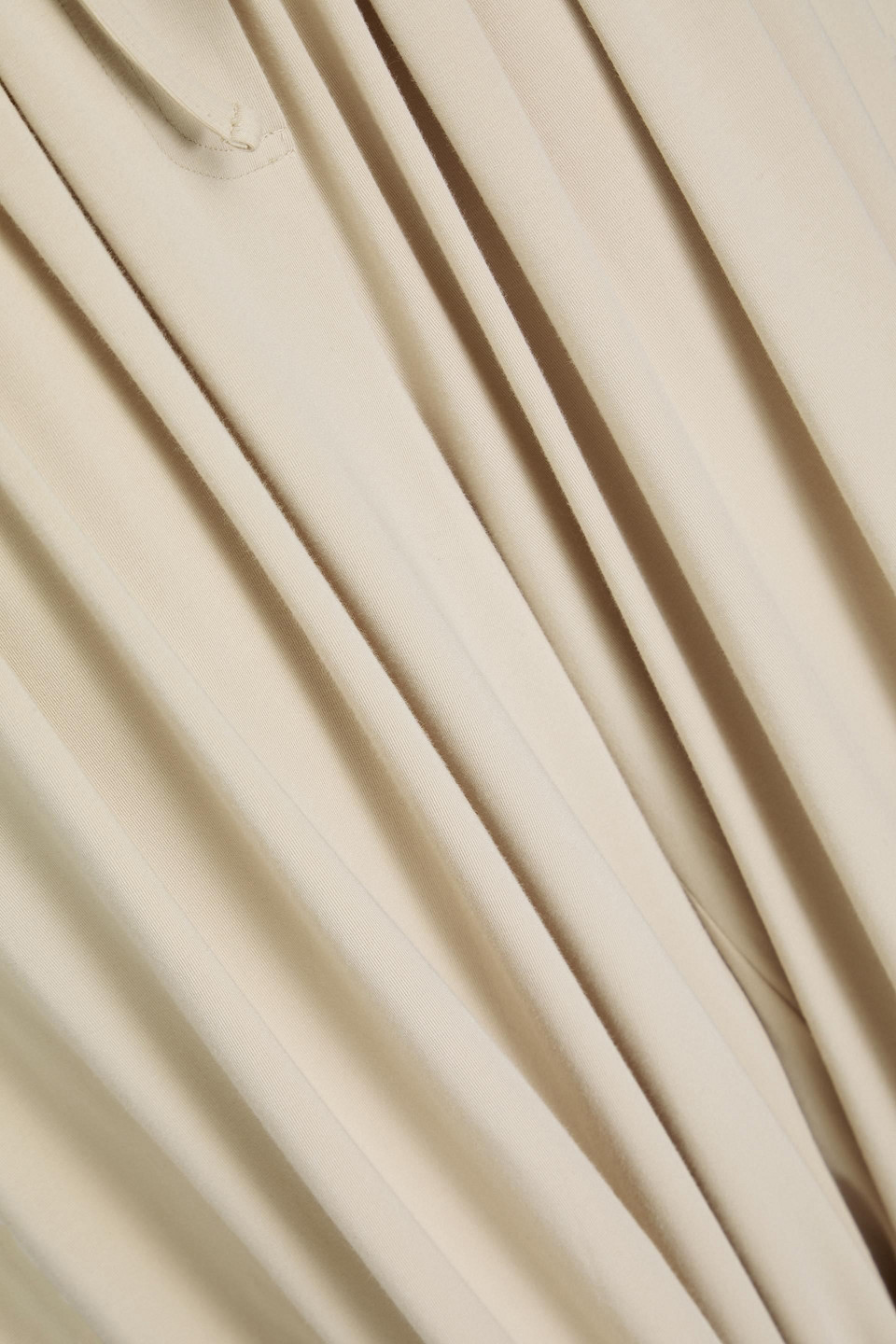 Totême Culottes Aus Stretch-jersey Mit Raffung In Beige