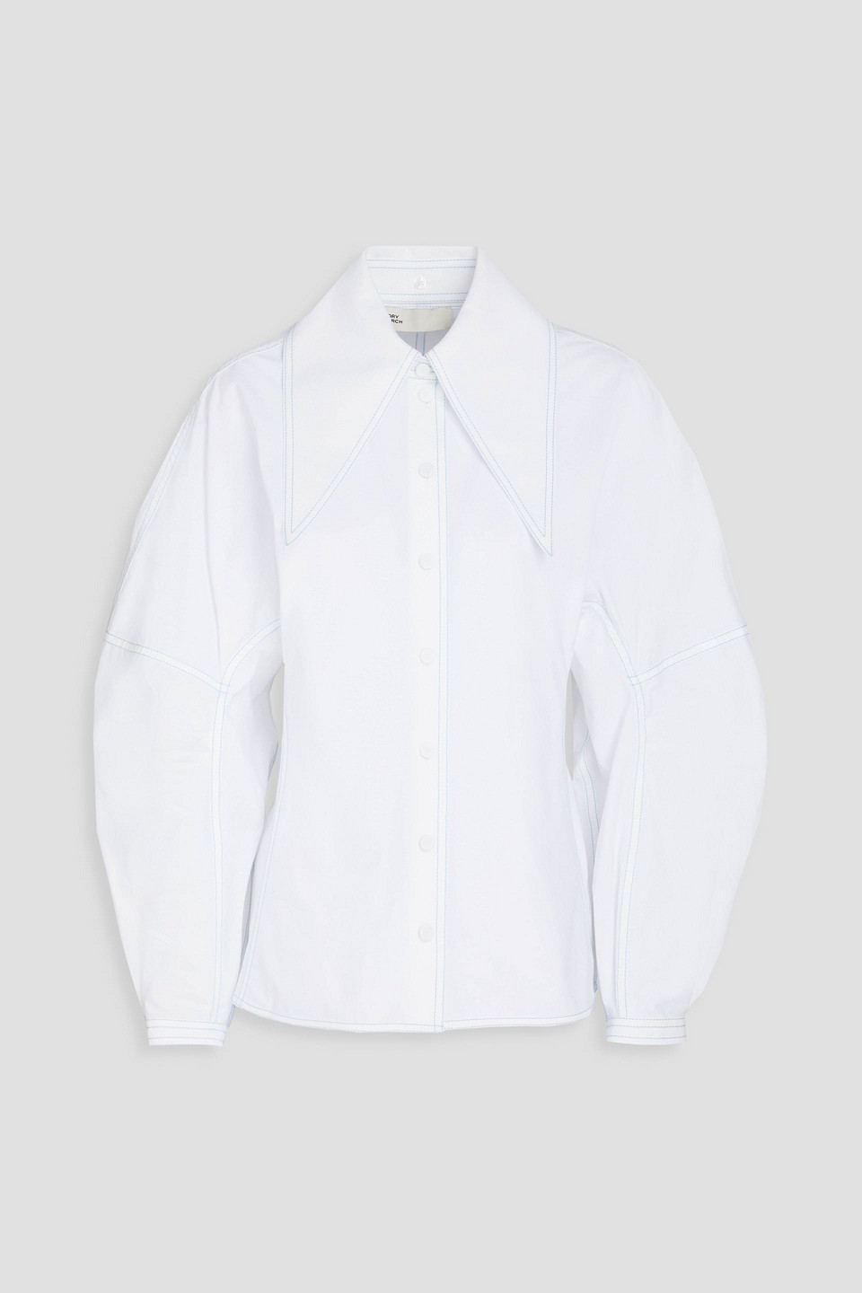Tory Burch Stretch-cotton Shirt In White