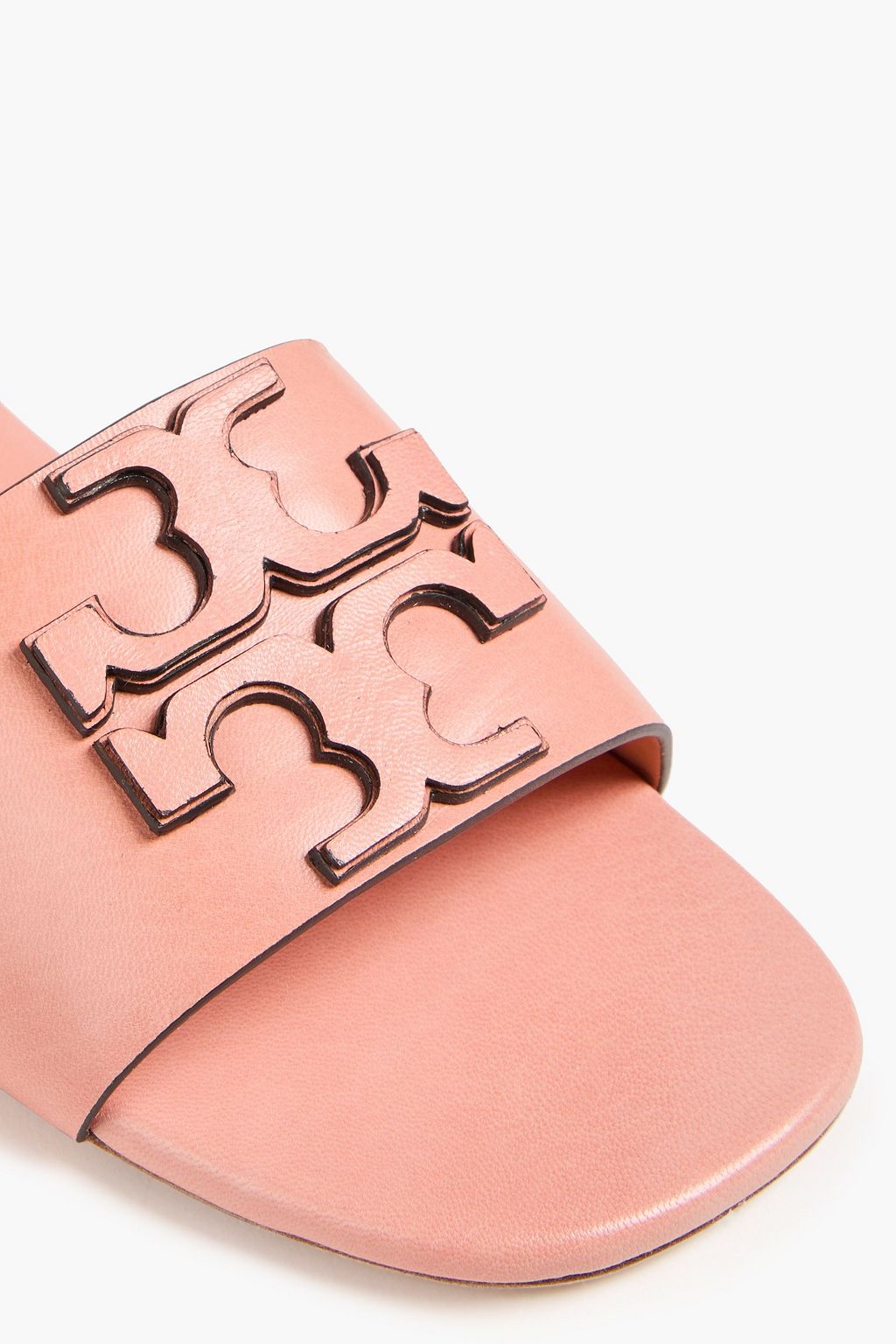 TORY BURCH حذاء سلايد "إينيس" من الجلد مزيّن بزخارف