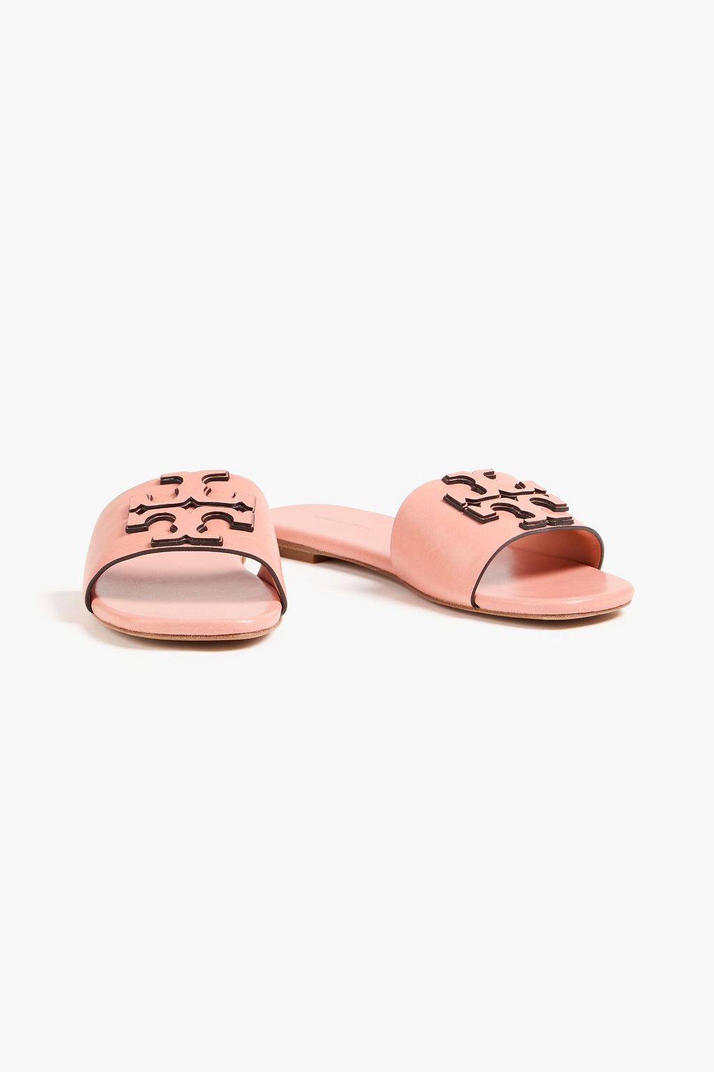 TORY BURCH حذاء سلايد "إينيس" من الجلد مزيّن بزخارف