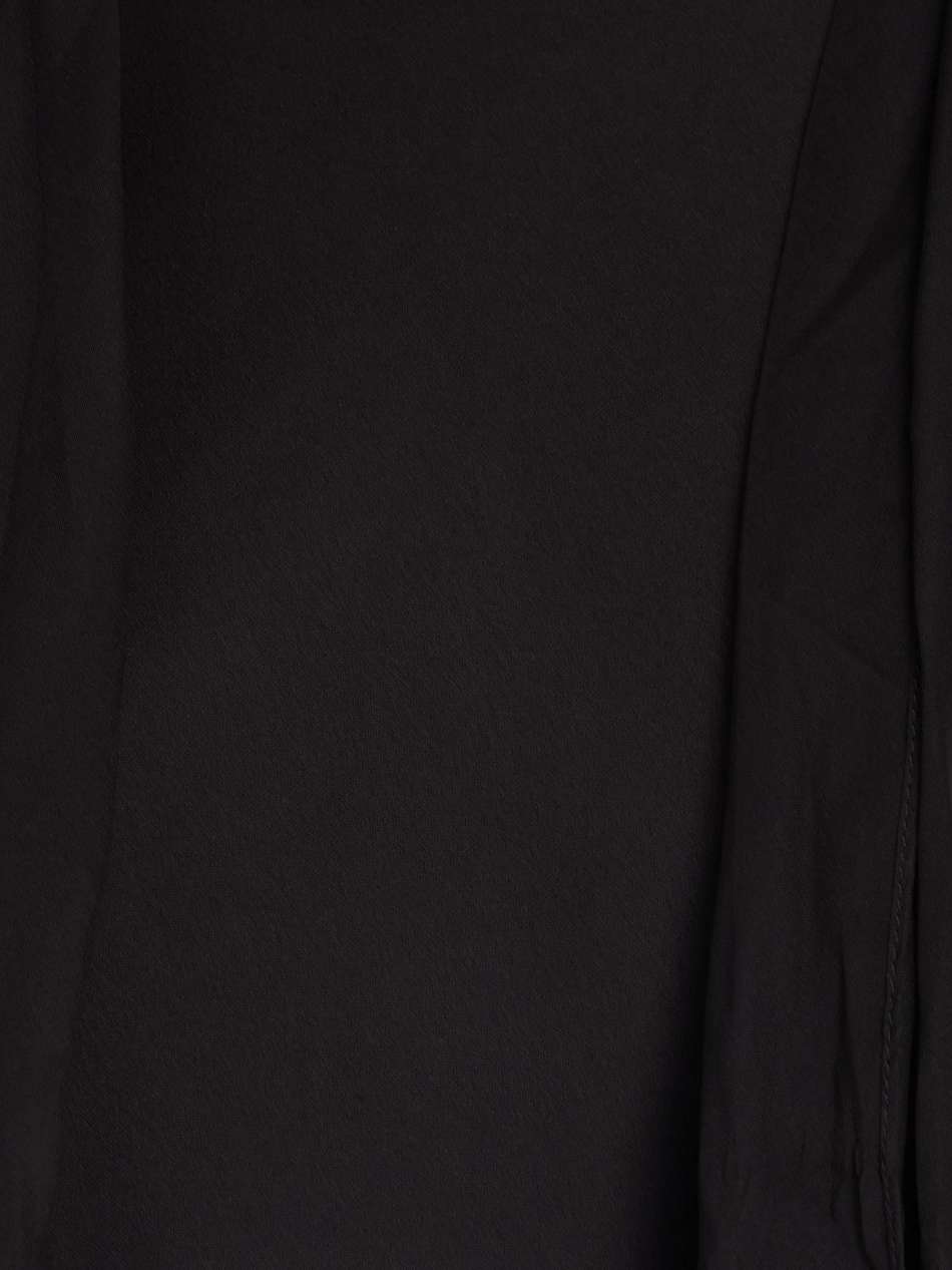 speranza draped chiffon and satin gown