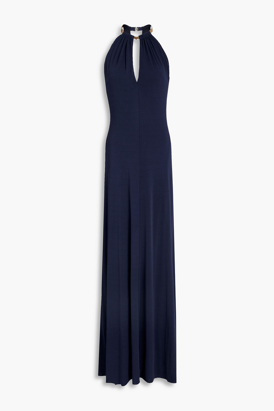 Oriana embellished jersey gown