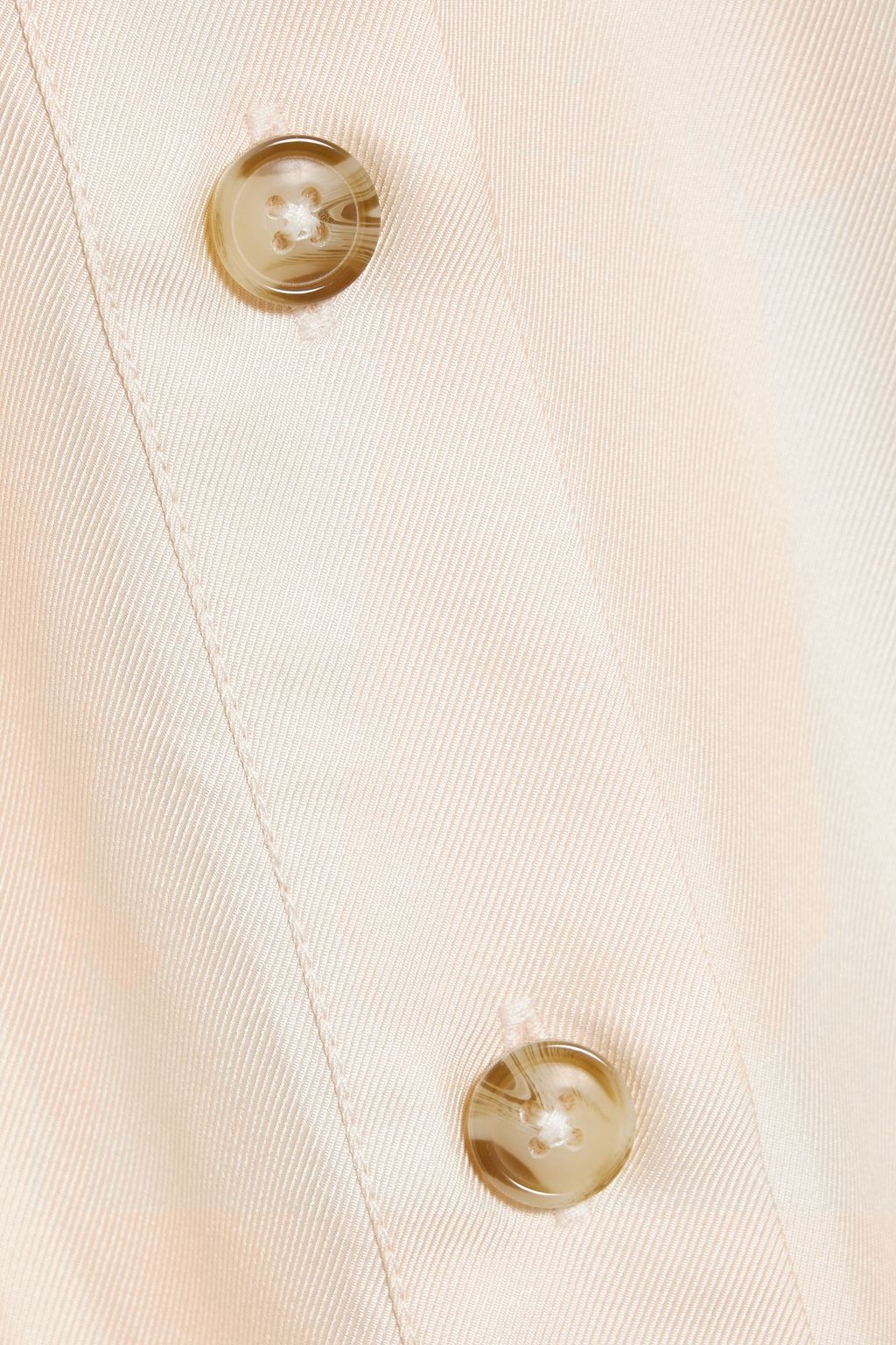 LOULOU STUDIO Durion silk-twill midi shirt dress