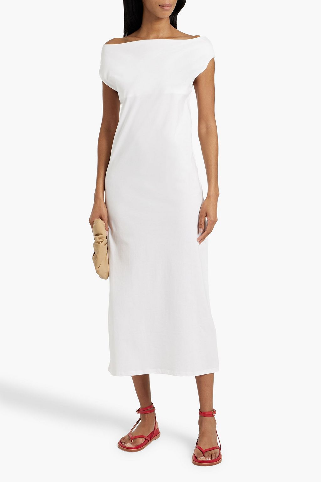 LOULOU STUDIO Martia Pima cotton-jersey midi dress