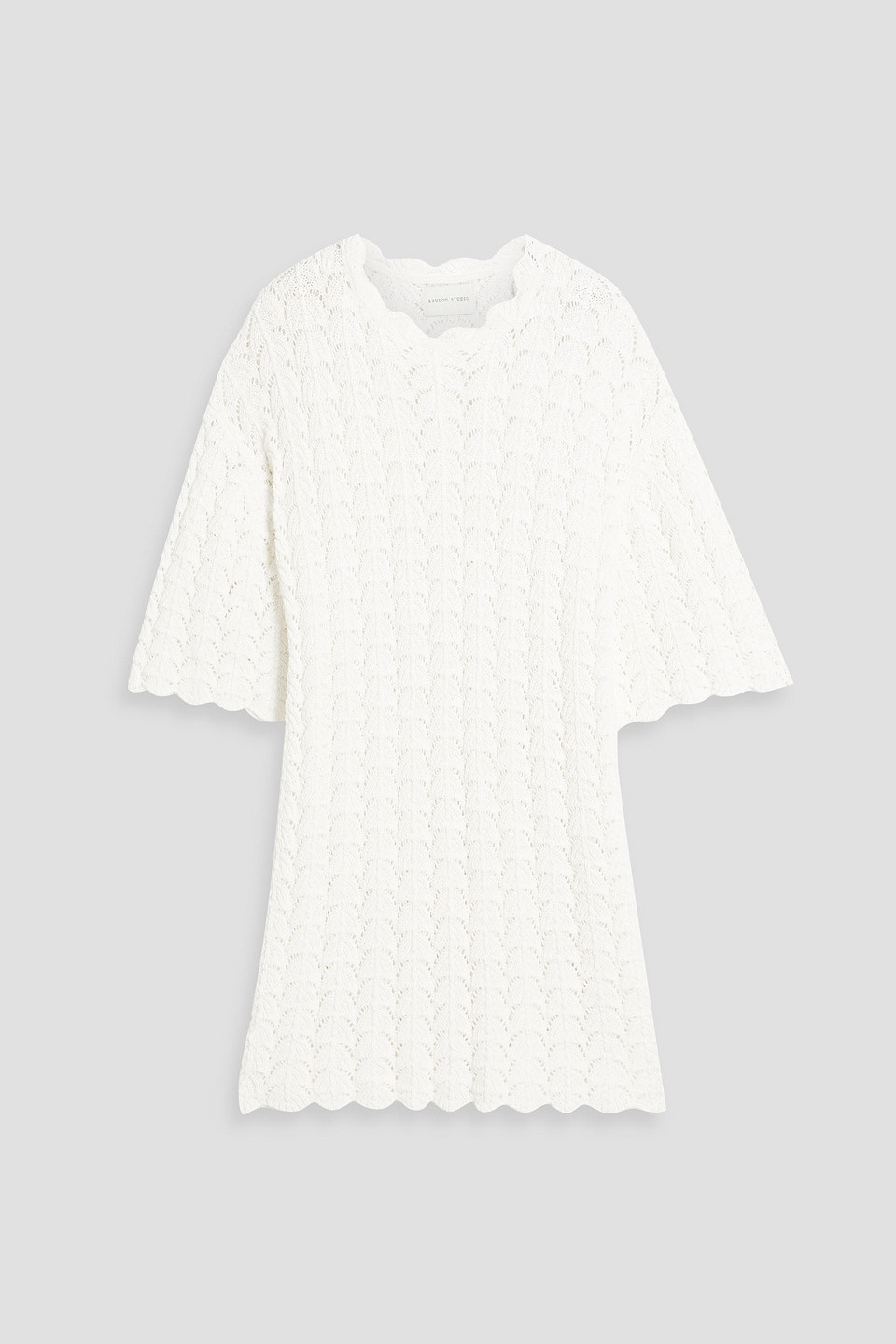 Doni crocheted cotton mini dress