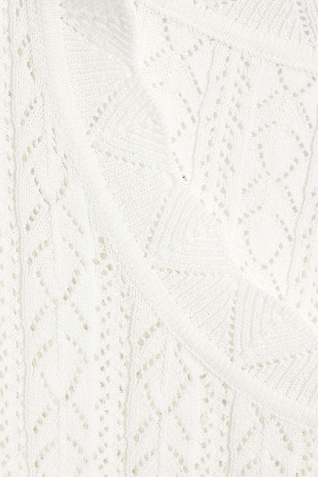 LOULOU STUDIO Senty ribbed pointelle-knit mini dress