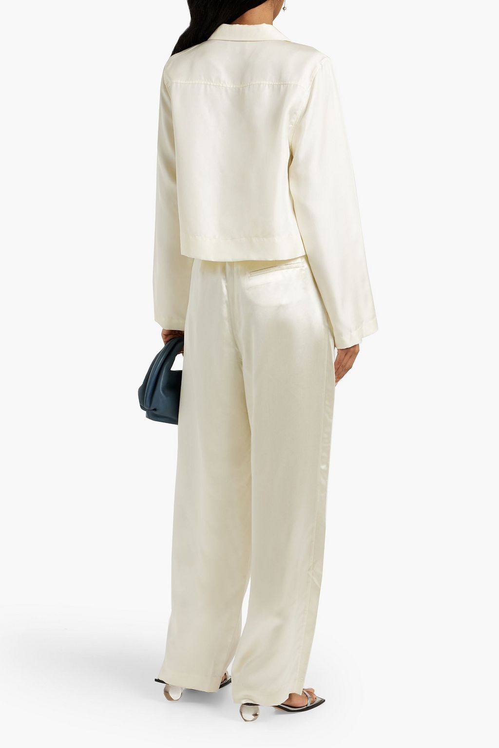 LOULOU STUDIO Aloma silk-twill shirt
