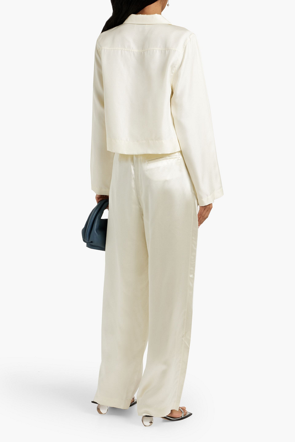 LOULOU STUDIO ALOMA SILK-TWILL SHIRT