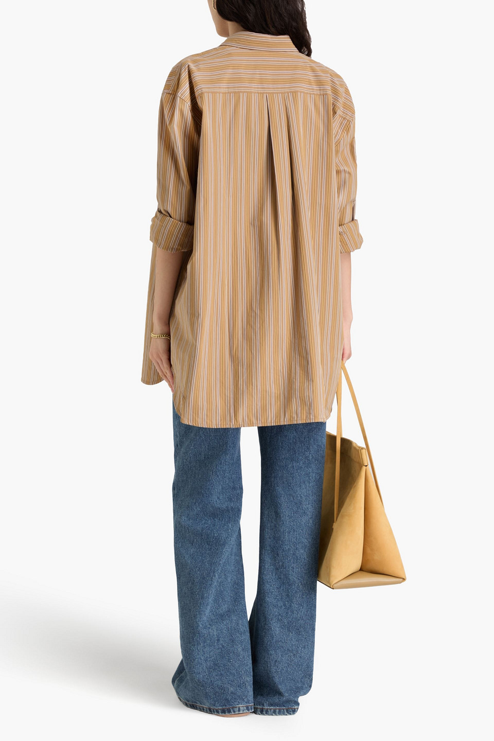 Totême Brown Stripe Shirt In Multi