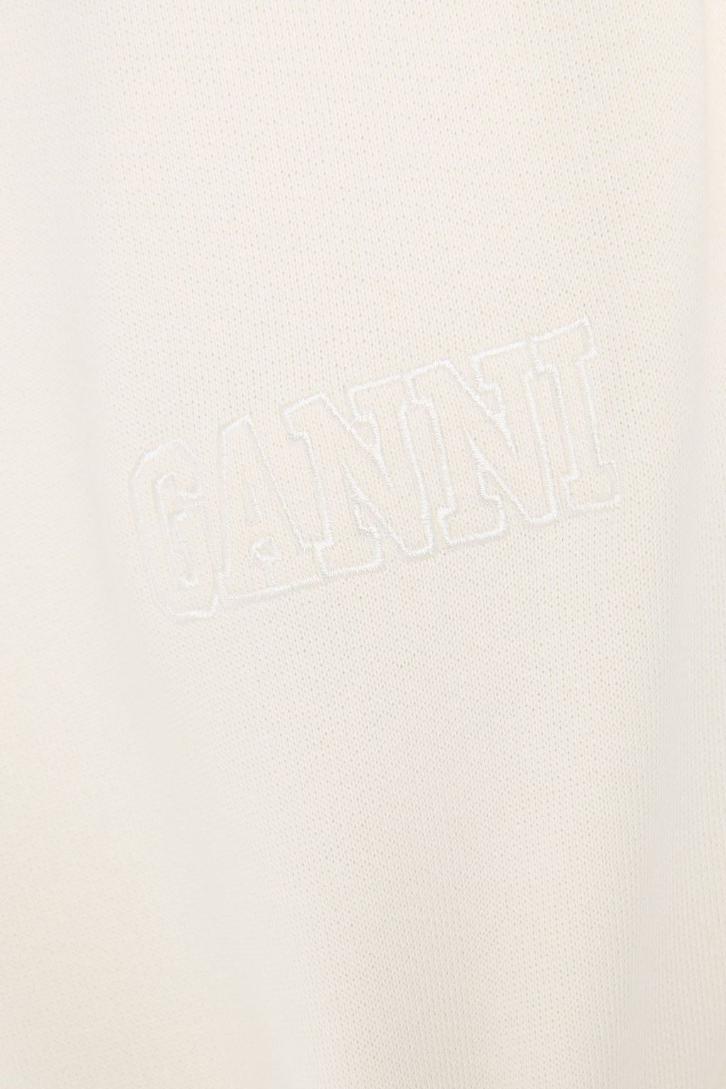 GANNI سويت شيرت من الصوف الناعم المصنوع من مزيج من القطن