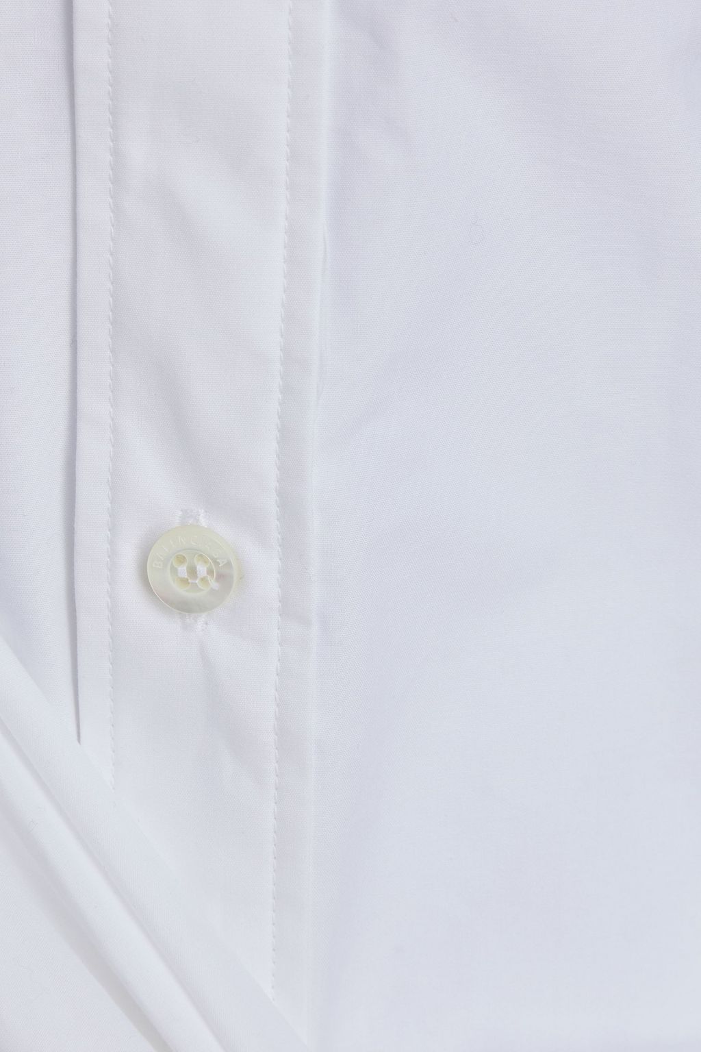 BALENCIAGA Tie-front cotton shirt