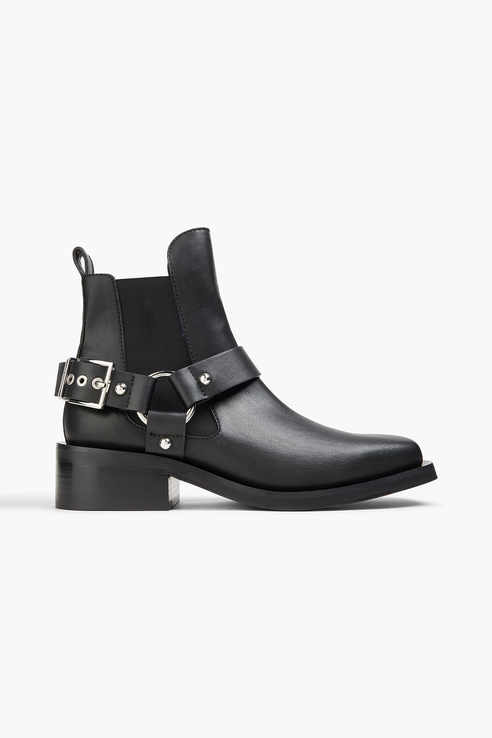 GANNI LEATHER CHELSEA BOOTS