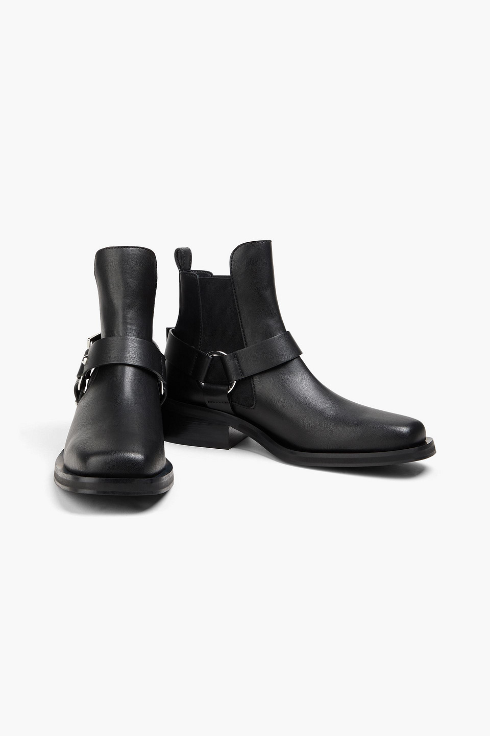 GANNI LEATHER CHELSEA BOOTS