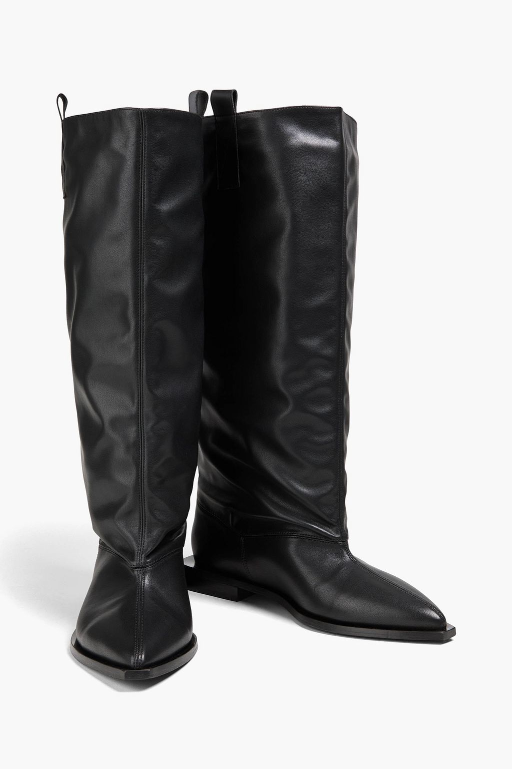 GANNI Stiefel aus einer Ledermischung
