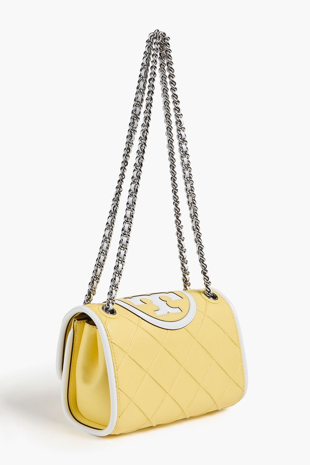 TORY BURCH Fleming レザー ショルダーバッグ キルティング