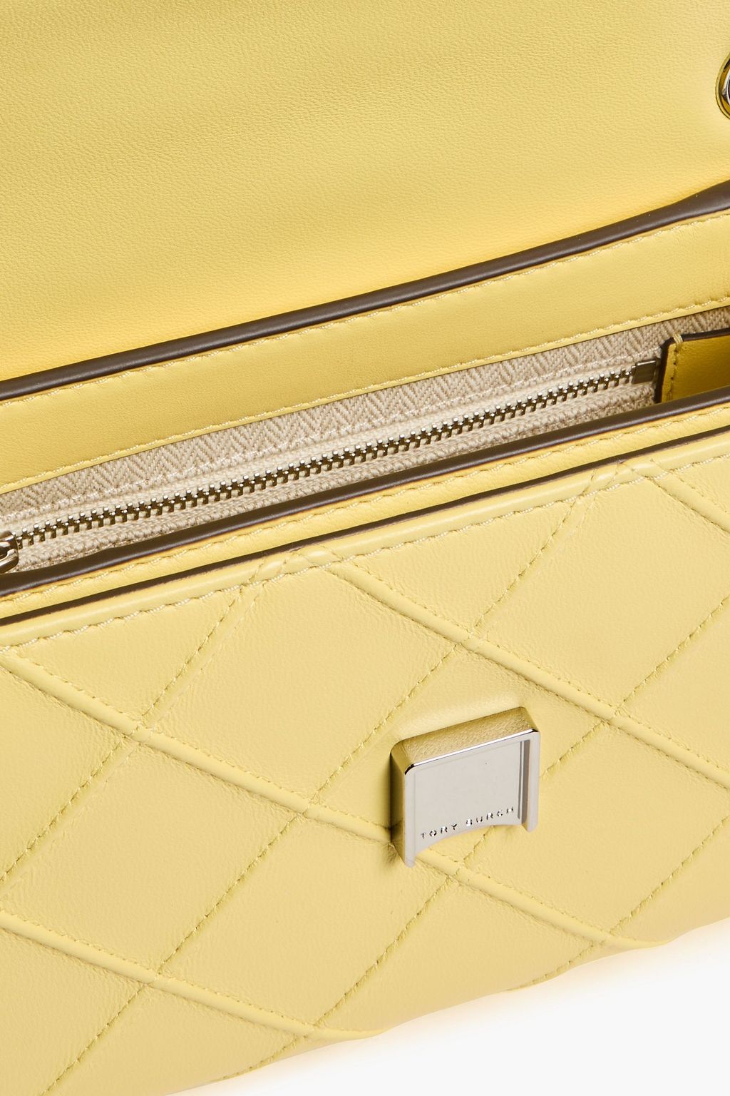 TORY BURCH Fleming レザー ショルダーバッグ キルティング