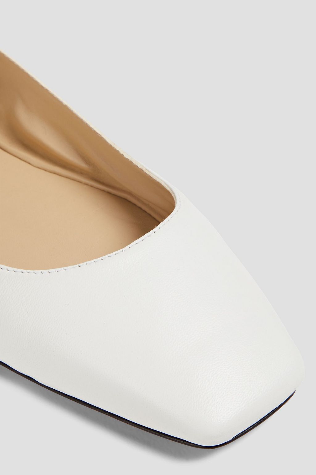 JIMMY CHOO حذاء باليرينا مسطحة من الجلد